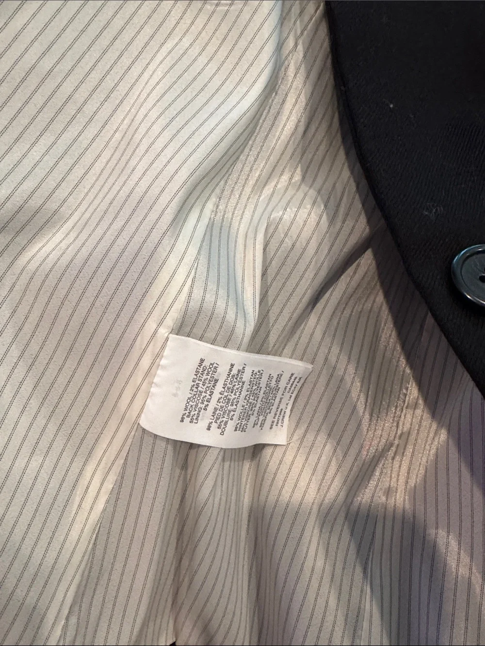 J. Crew Black Lightweight Stand-Collar Jacket